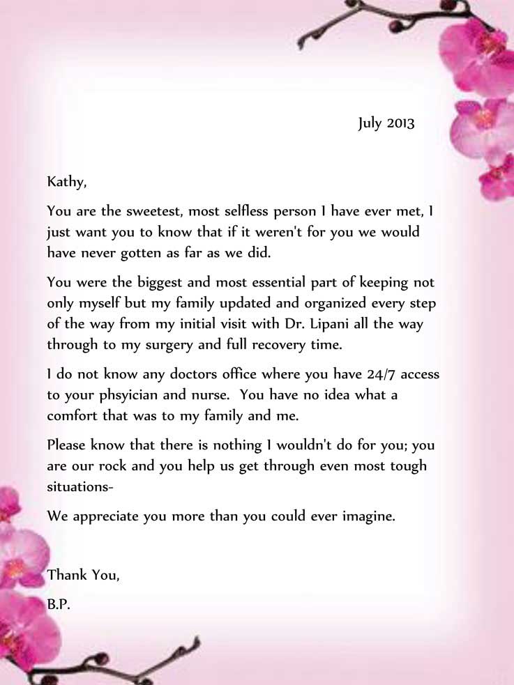 Sample Thank You Note To Doctor After Surgery The Document Template thank-you-note-to-doctor-after-surgery-thank-you-doctor-message