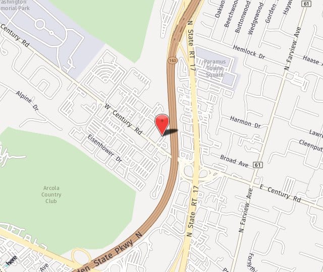 Location Map: 37 West Century Road Paramus, NJ 07652